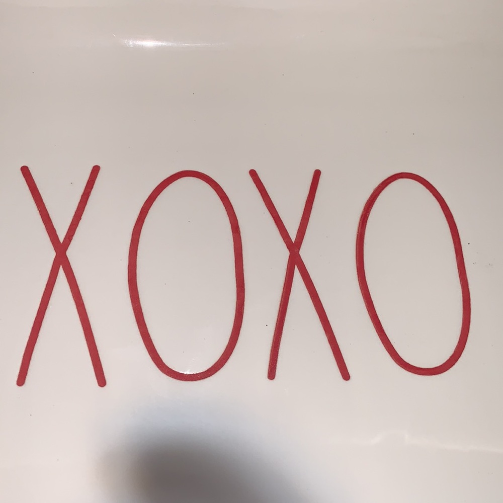 Rae Dunn XOXO platter - Picture 3 of 3